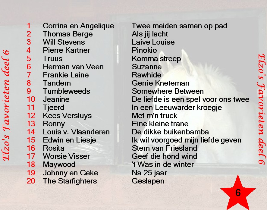 Elzos Favorieten  Deel 06 : Back